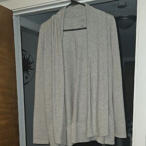 St. John's Bay Women's Light Gray Cardigan